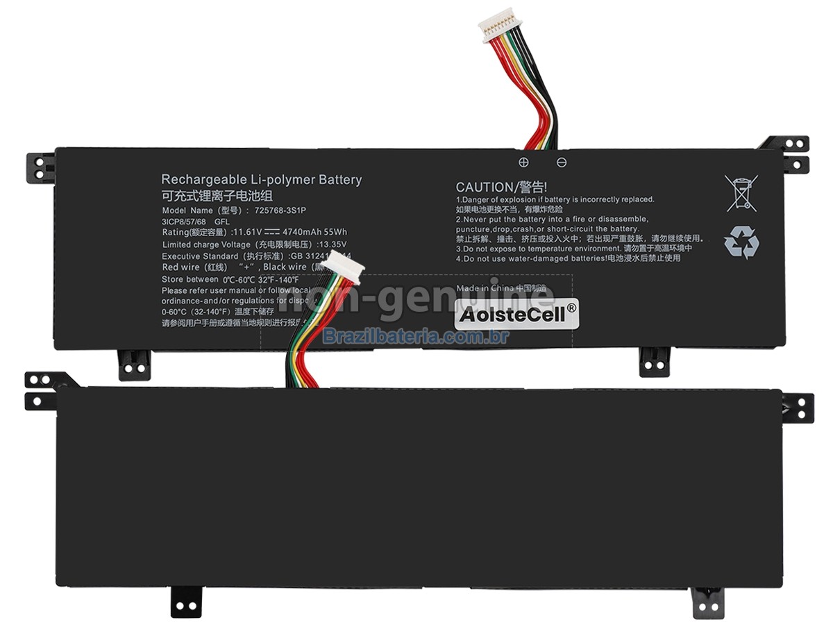 Bateria para AolsteCell 725768-3S1P