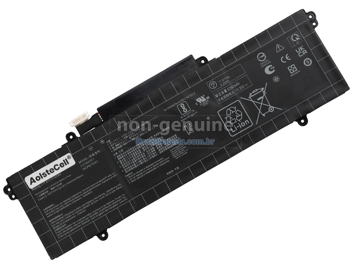 Bateria para Asus ZenBook 14X OLED UX5401EA-L7102W