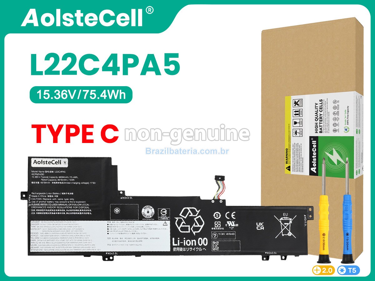 Bateria para Lenovo IdeaPad SLIM 5 16ABR8-82XG000MTW