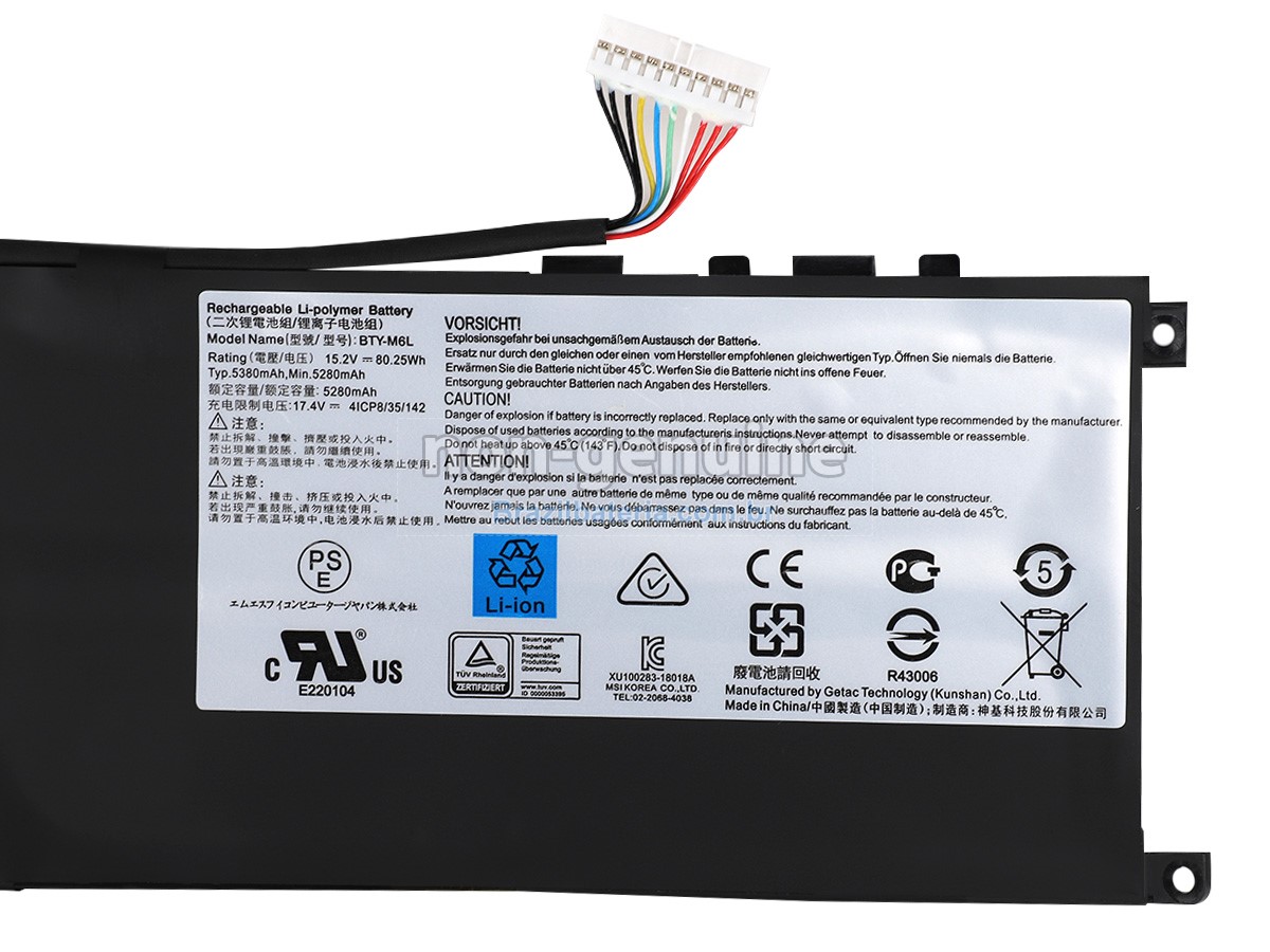 Bateria Para Notebook MSI PS63 8RC-001JP